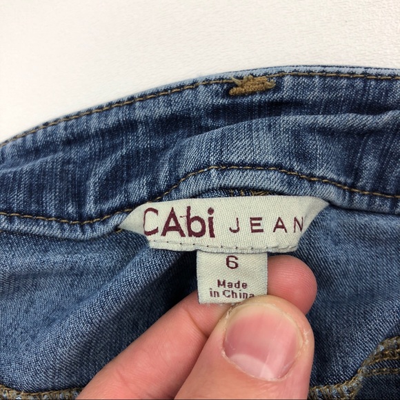 CAbi Jeans Size 6 Bootcut Meduim Wash - Picture 6 of 7